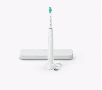 Philips Sonicare 3100 series Sonic electric toothbrush with case - sugar rose, black and  white ink HX3673/11