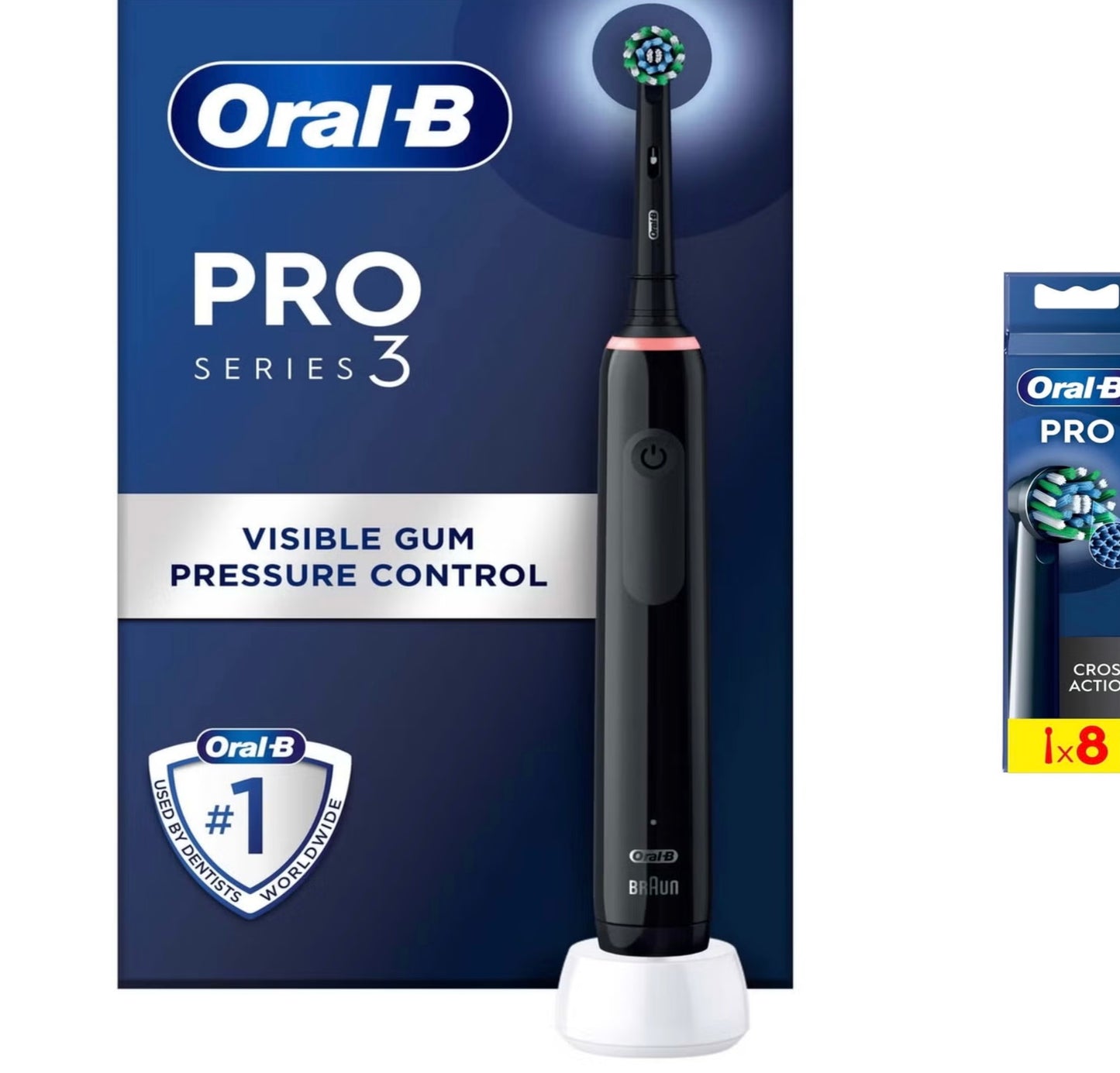 Oral-B Pro 3000 Cross Action White Electric Toothbrush