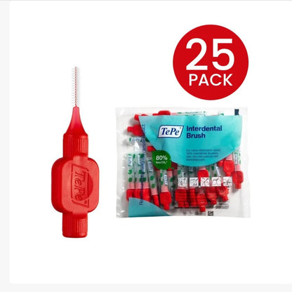 TEPE Pink 0.4mm  Interdental Brushes pack of 25